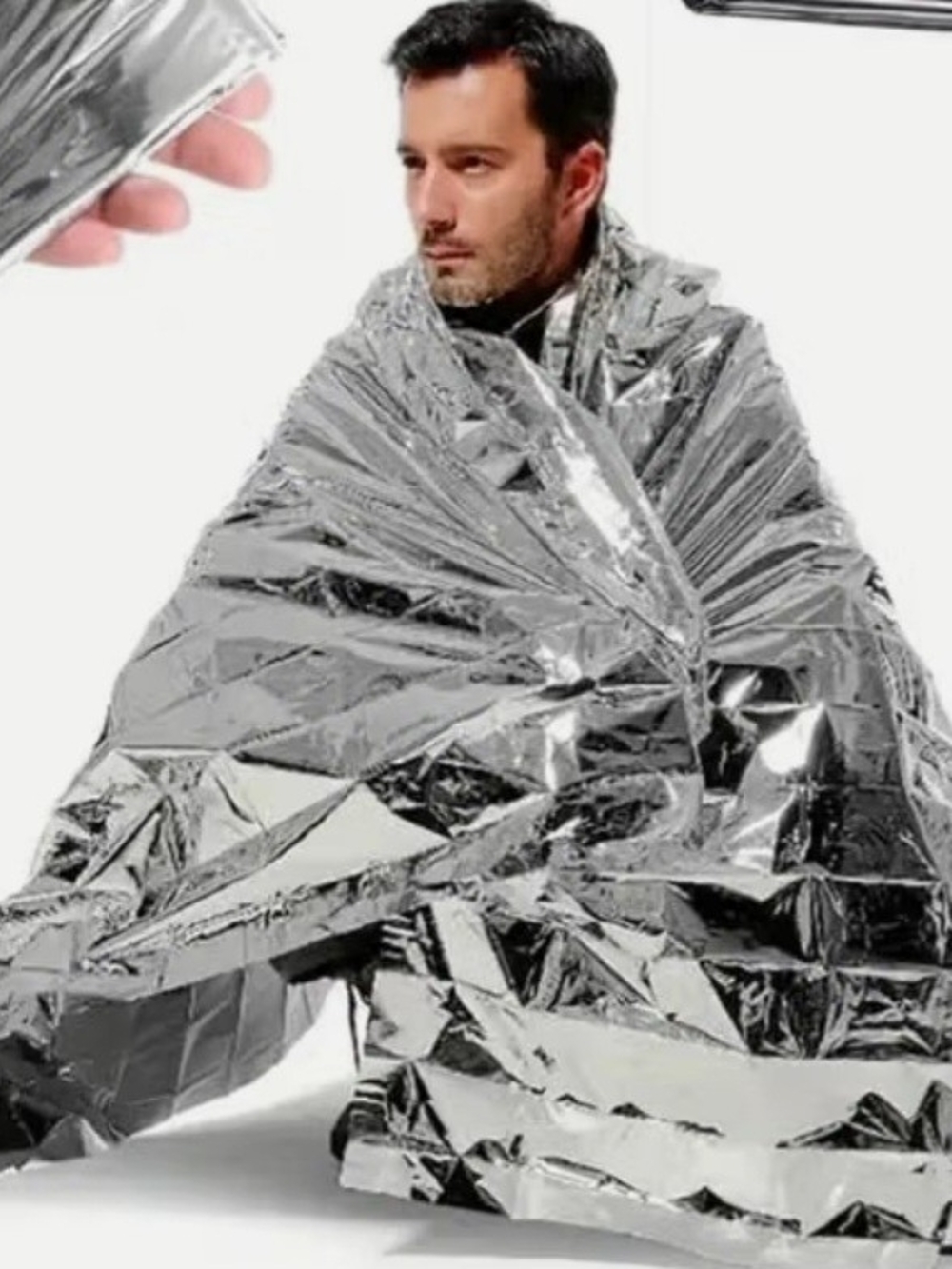 Emergency Mylar Thermal Blanket - Silver
